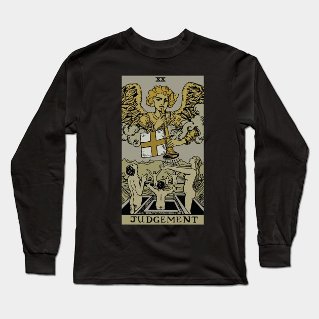 Judgement Tarot Card Long Sleeve T-Shirt by VintageArtwork